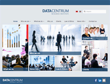 Tablet Screenshot of datacentrum.al